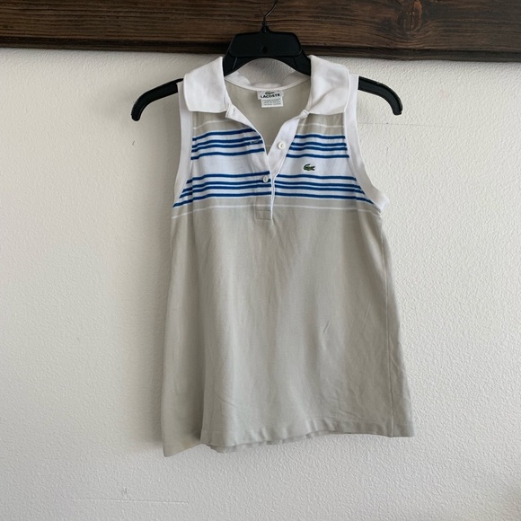 Lacoste Tops Lacoste Tank Top Size 6 Poshmark